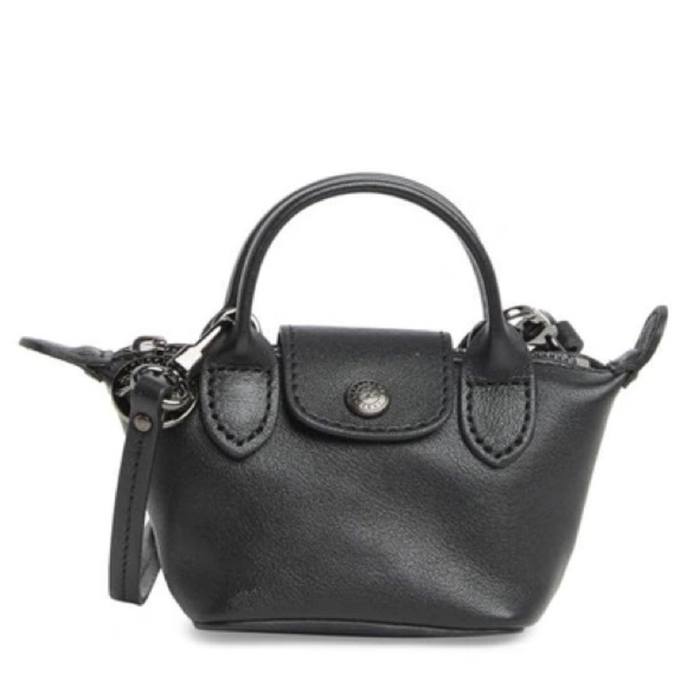 Longchamp Nano Le Cuir Le Pliage Crossbody